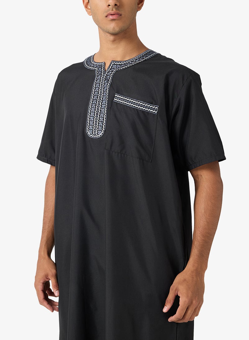 روبرت وود ثوب كلاسيكي بياقة مستديرة - Image 3